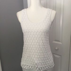 J Crew lace tank top